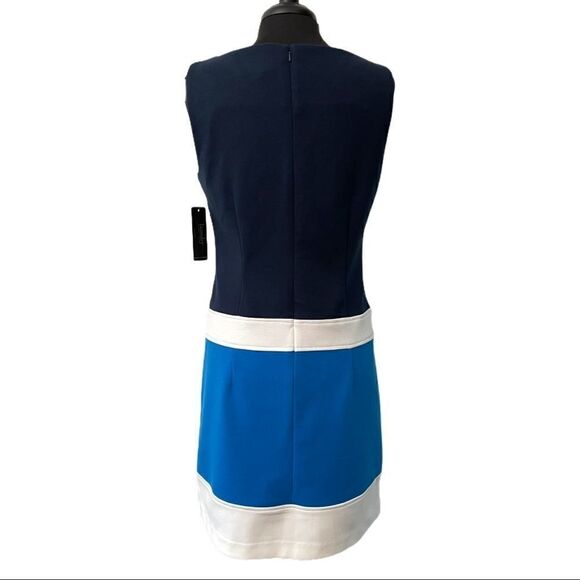 Laundry By Shelly Segal Colorblock Dress Sz 10 - Picture 6 of 13